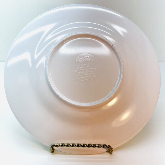 2 Coca Cola Vintage Salad Plates Advertising Retro Glamour Chic Style 1920's - Picture 7 of 7